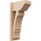 Ekena Millwork 7 1/2-in W x 12-in D x 24-in H Balboa Slat Rough Cedar Woodgrain TimberThane Outlooker, Primed Tan OUTUR075X12X24BOA24RCPR - alternate 1